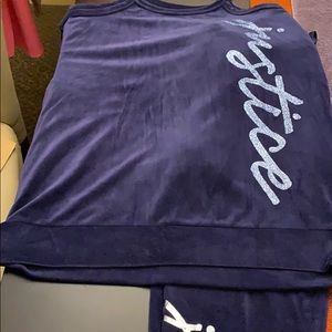 Girls 2-piece Blue sweat suit